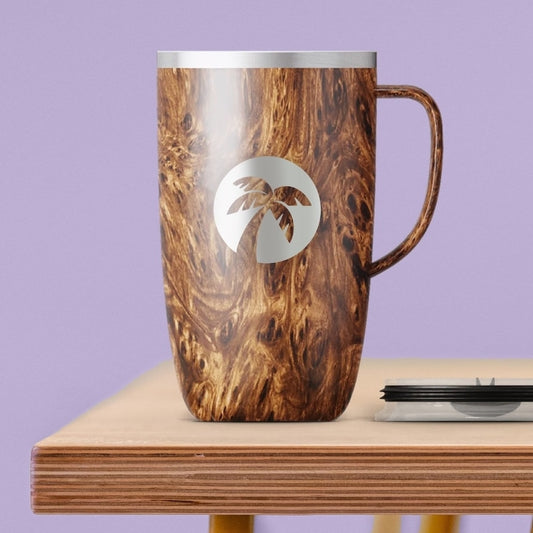 Tropic 16oz Teakwood Coffee Mug